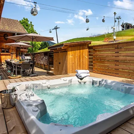 5☆, 15 Pers, Spa, Animaux Admis, - Fr-1-304-308 Chalet La Clusaz